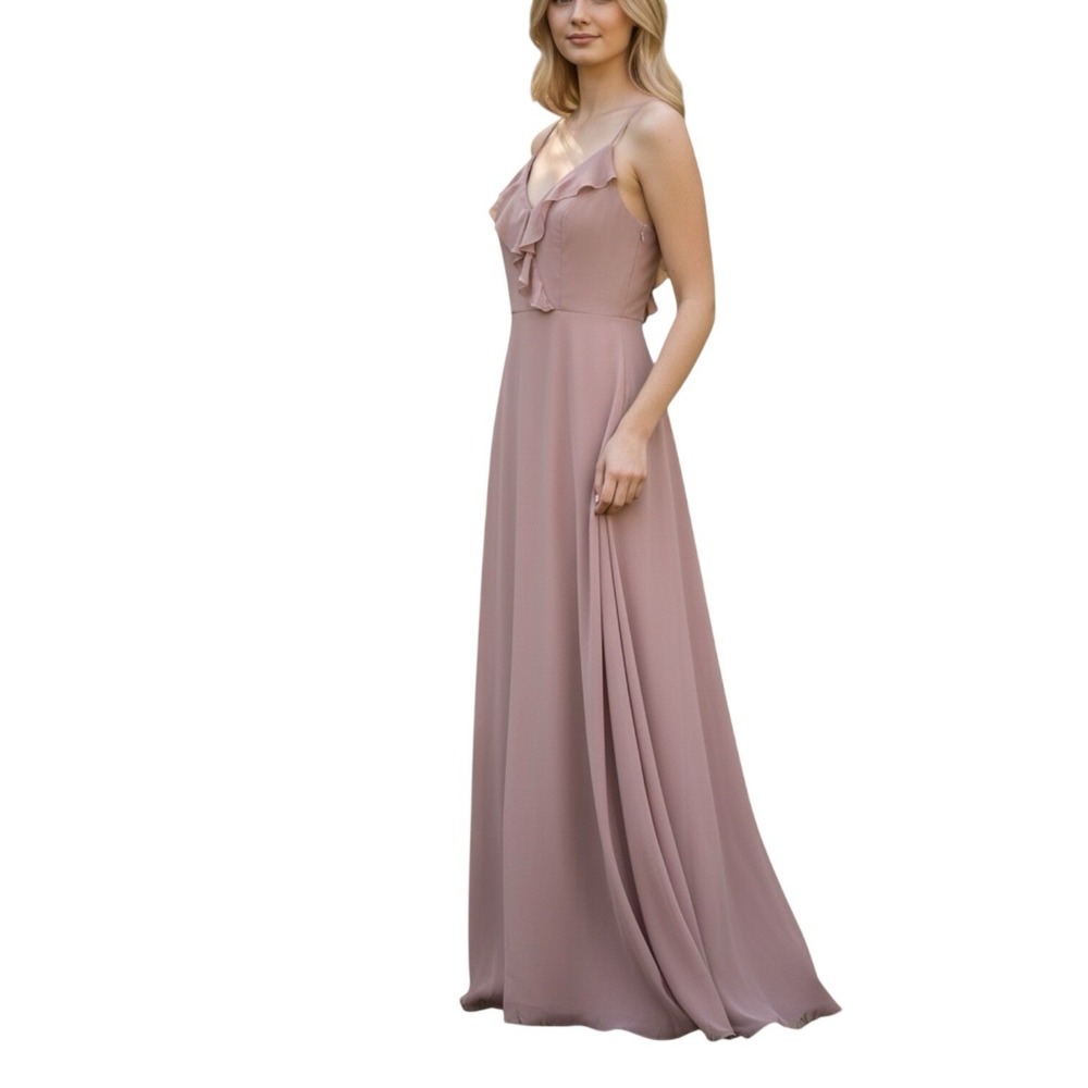 BILL LEVKOFF Bridesmaid‎ Gown, Color Frost Rose, Size 6